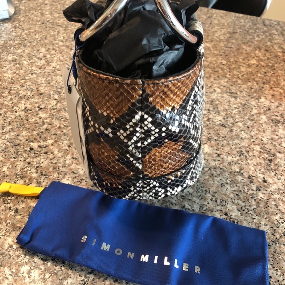 Simon Miller 🌟Small Bonsai 15 leather Bag Snake—NWT - Picture 16 of 17